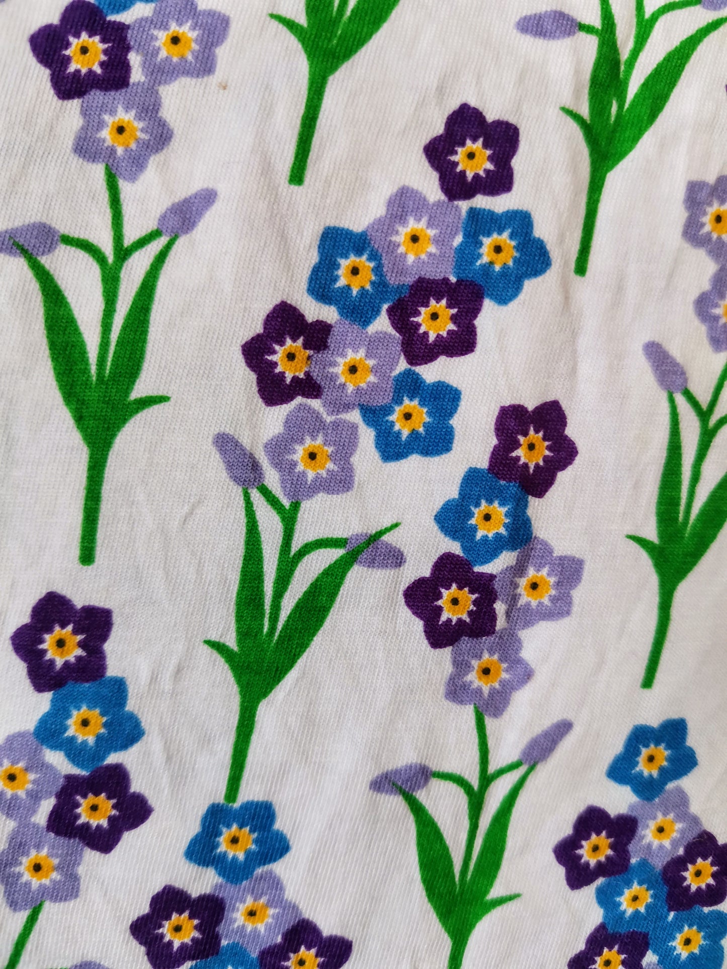Duns Top - White Forget-me-notes (5-6yrs)
