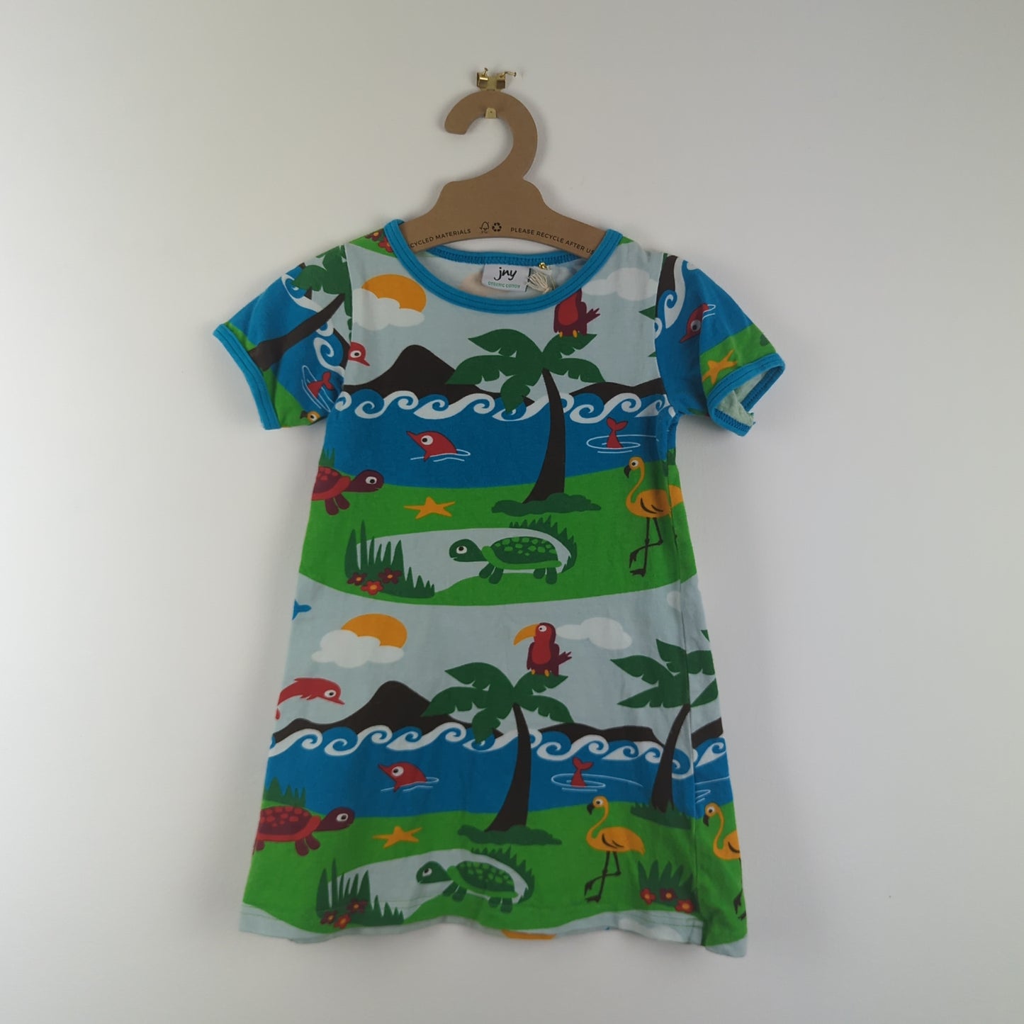 Preloved JNY Dress - Tropical (3-4yrs)