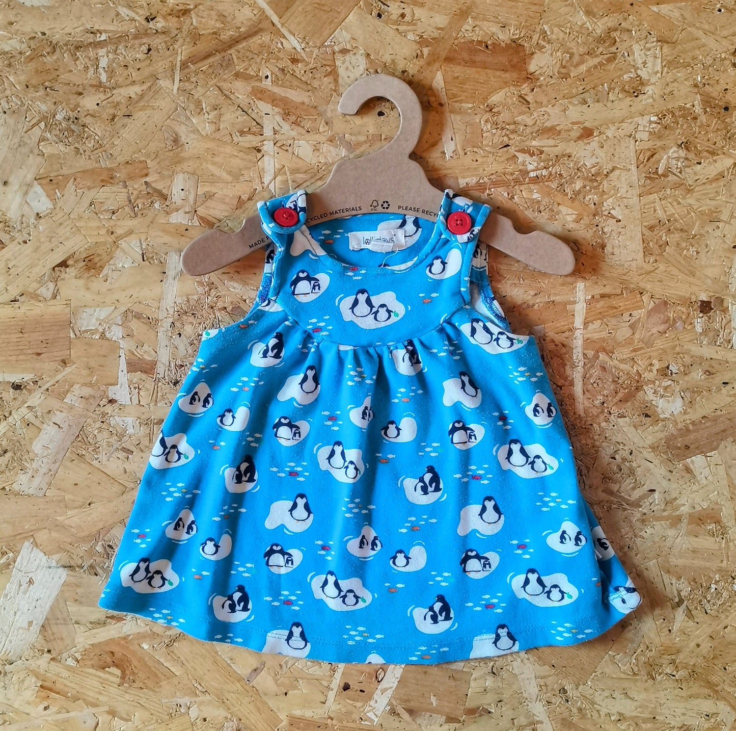 Lollidays Dress - Penquin (6-12m)
