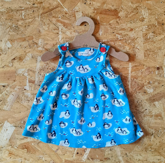 Lollidays Dress - Penquin (6-12m)