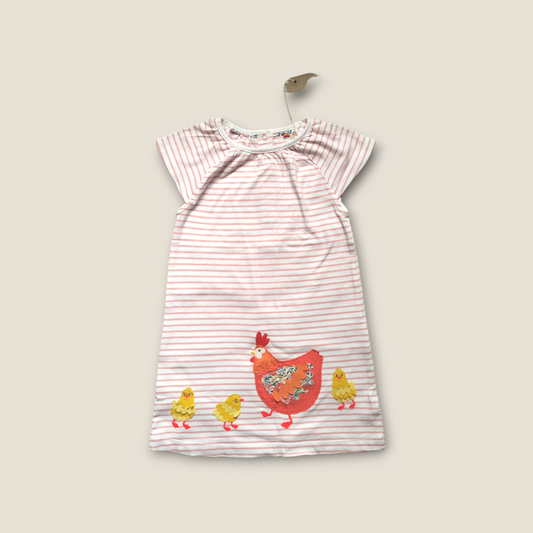 Preloved Boden Dress - Chickens (2-3yrs)