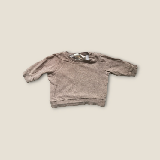 Preloved H&M Organic Sweater - Oatmeal (0-3m)