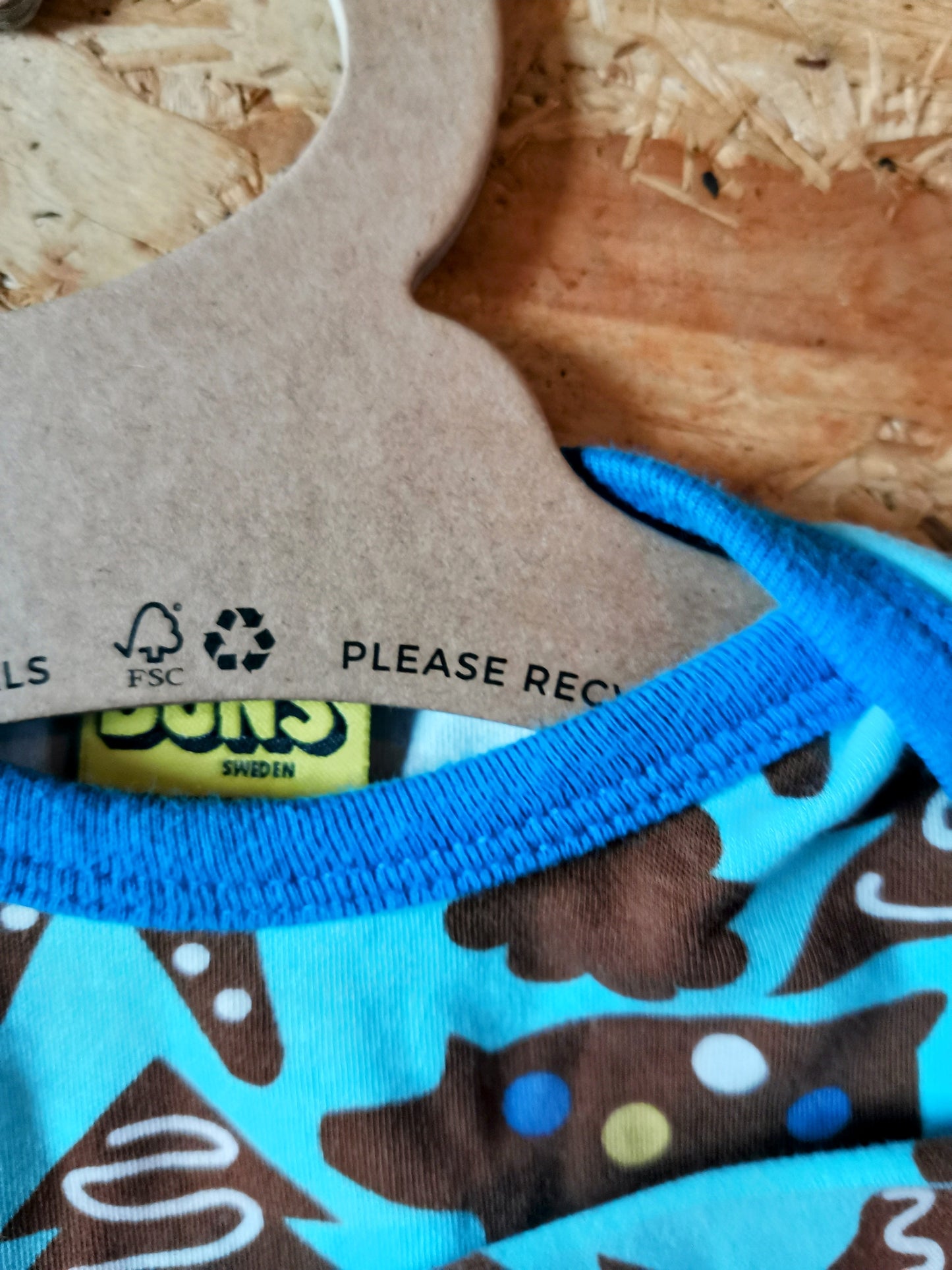 Duns Vest - Gingerbread Turquoise (12-18m)