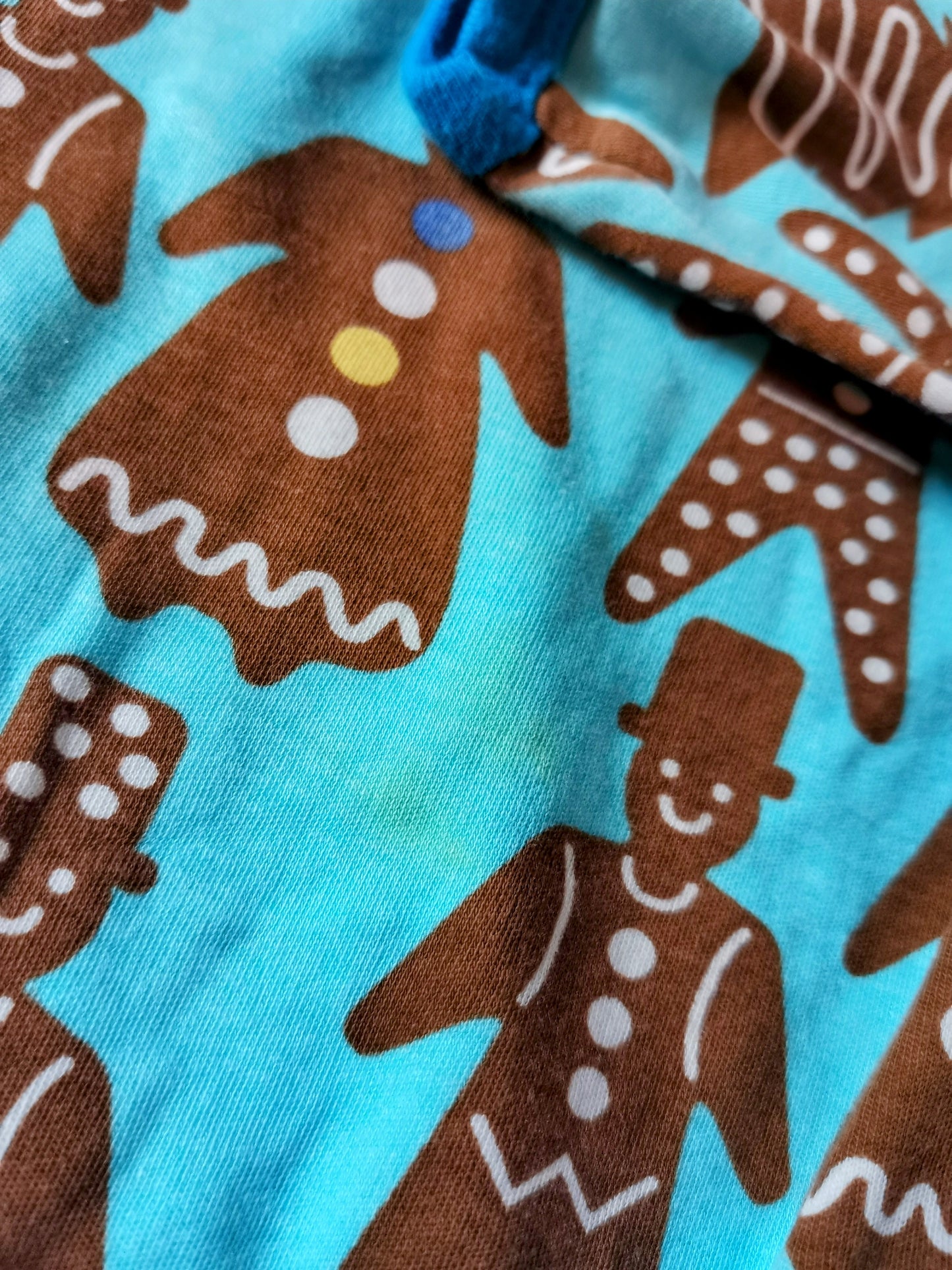 Duns Vest - Gingerbread Turquoise (12-18m)