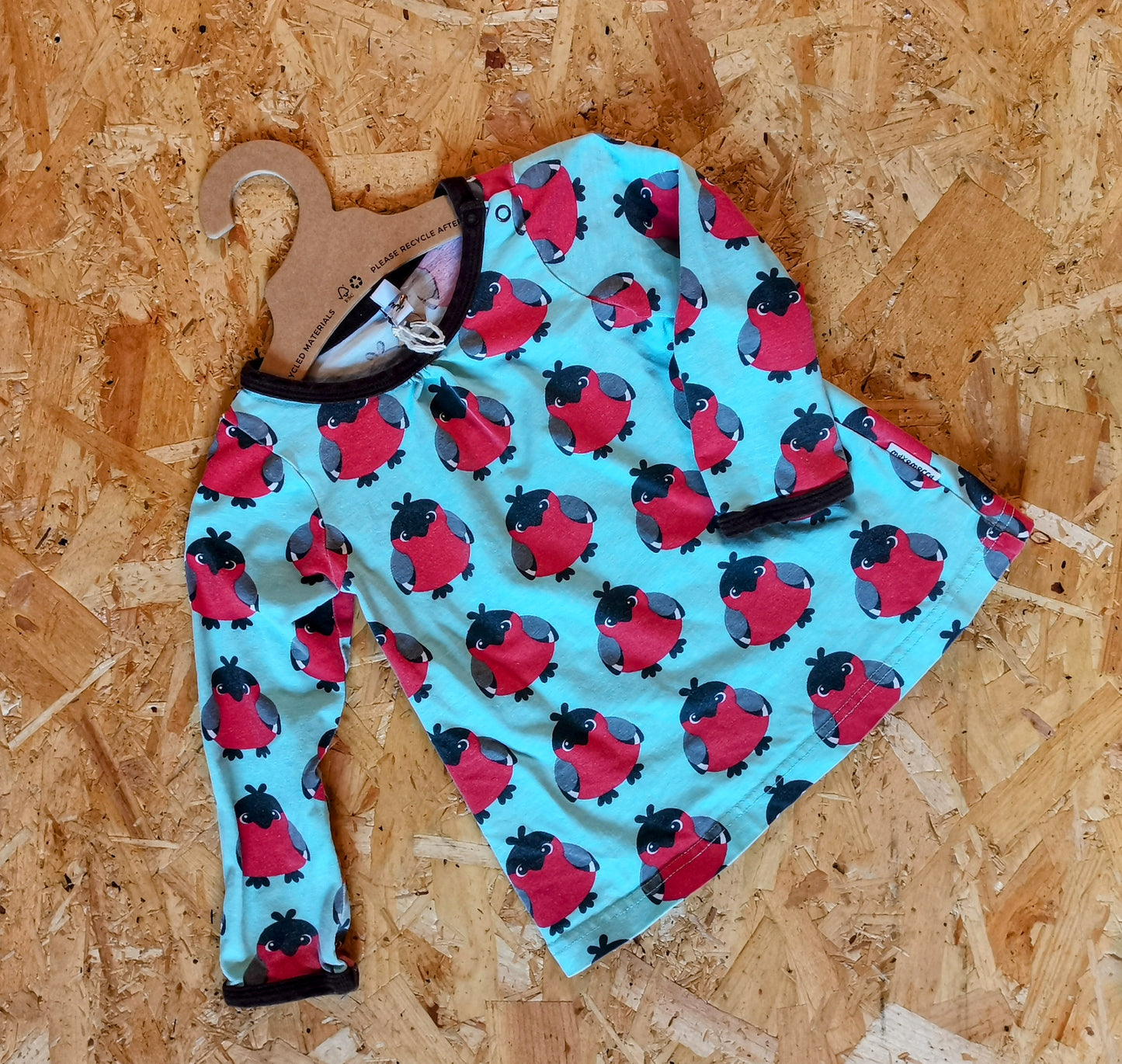 Maxomorra Dress - Robin (12-18m)
