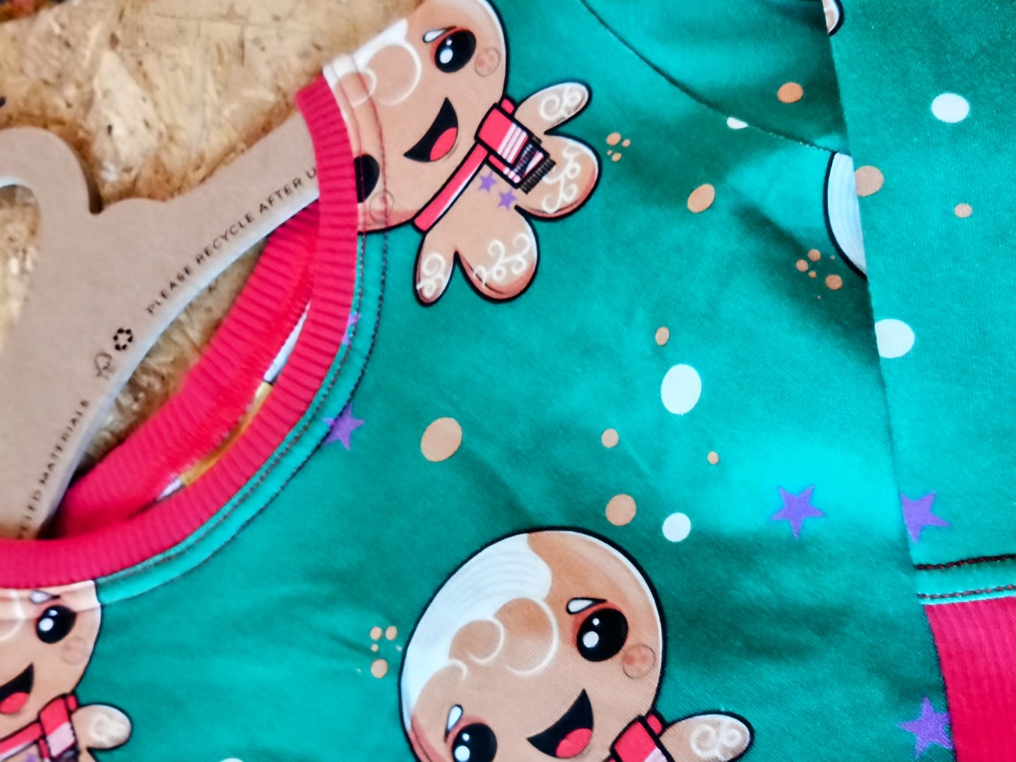 Raspberry Republic Top - Gingerbread (18-36m)