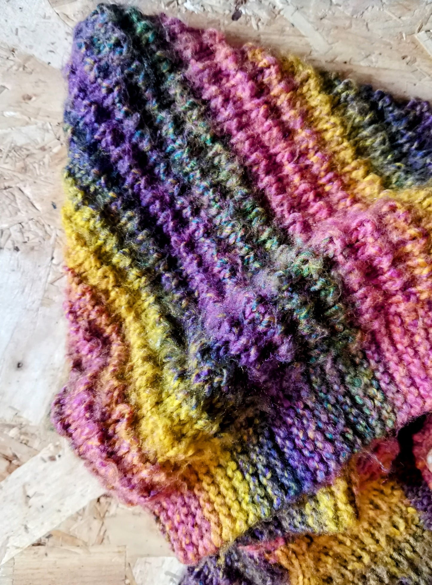 Handknitted Cardigan - Rainbow (2-3yrs)
