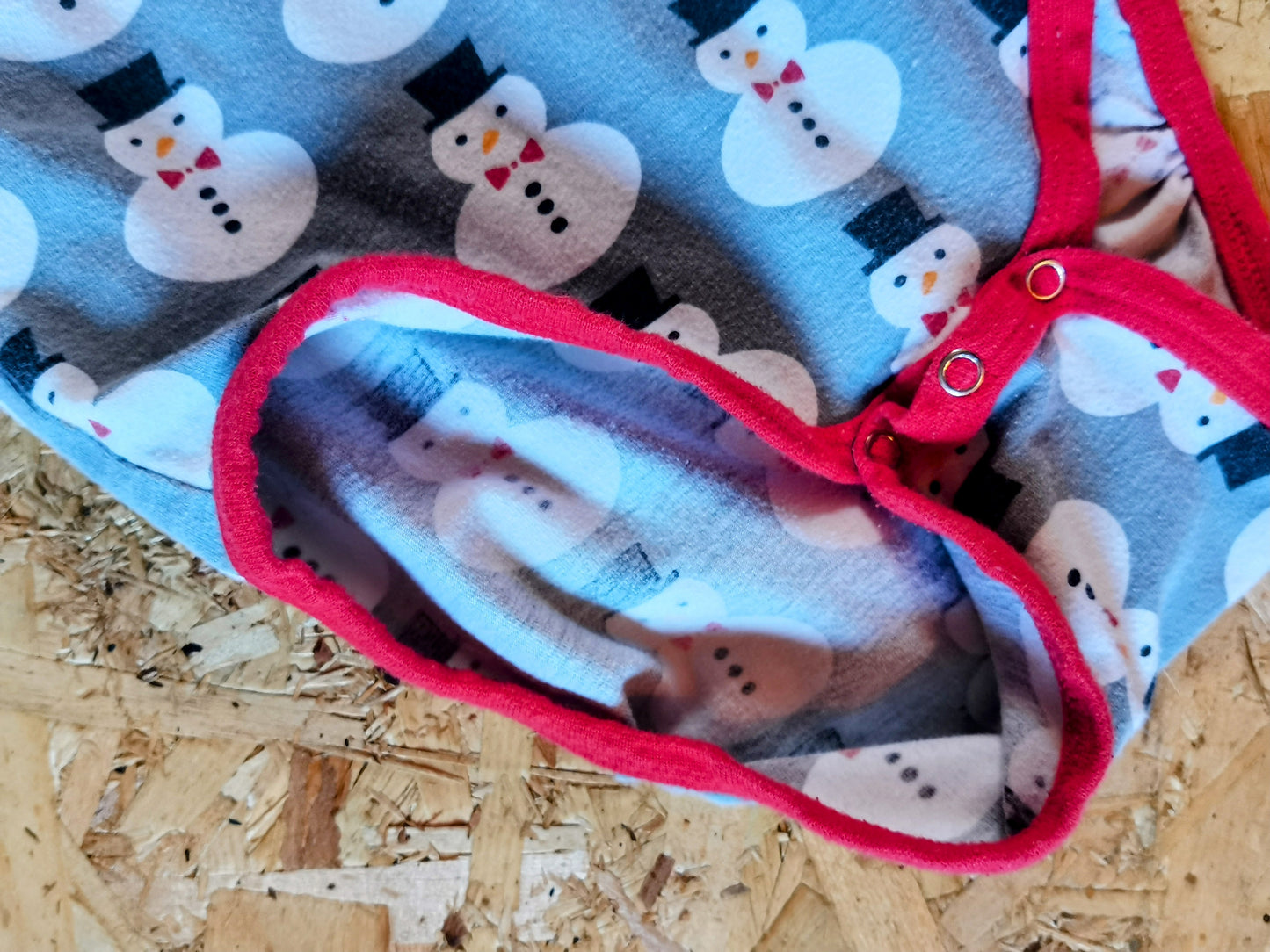 Maxomorra Vest - Snowman (18-24m)