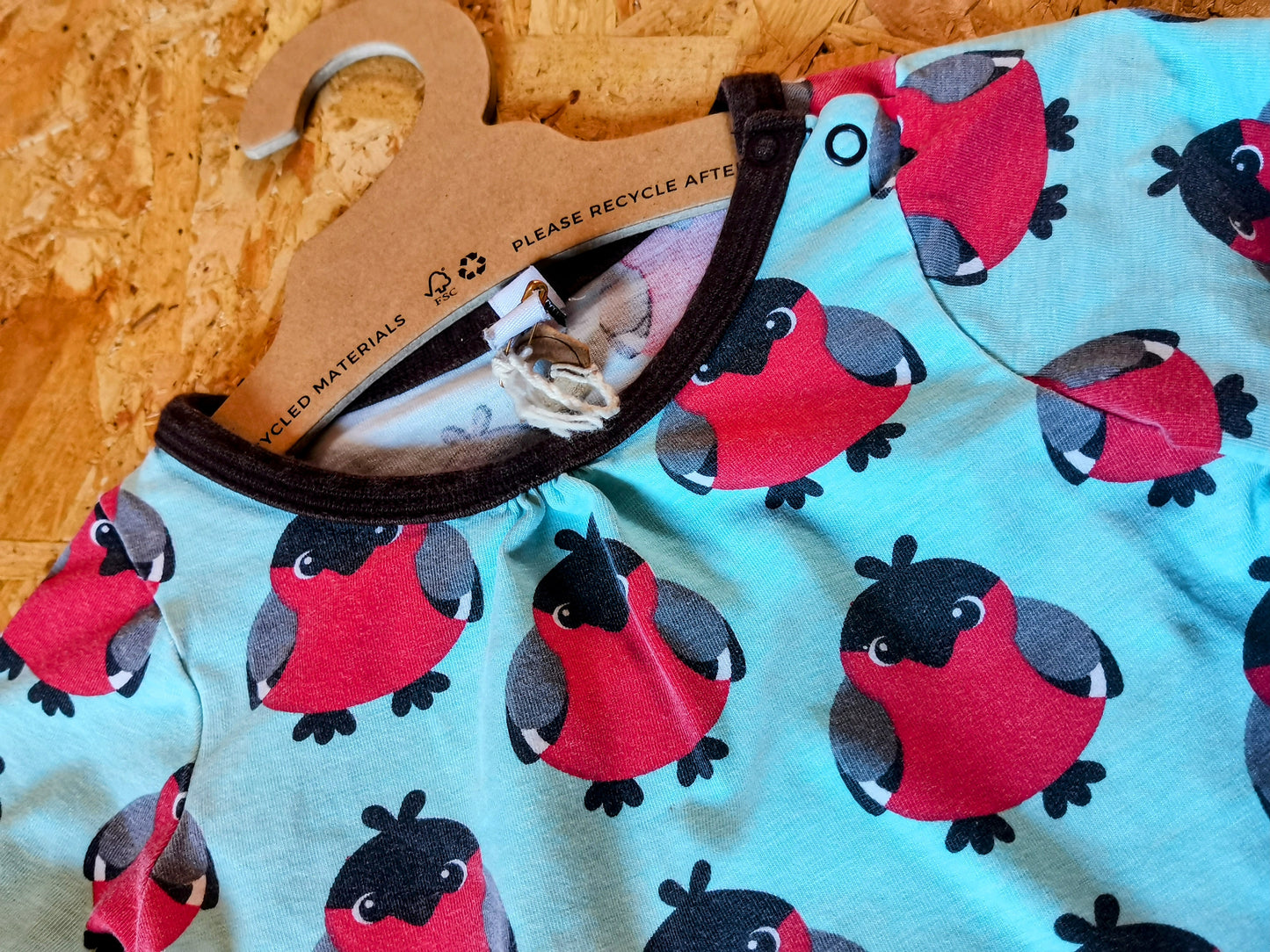 Maxomorra Dress - Robin (12-18m)