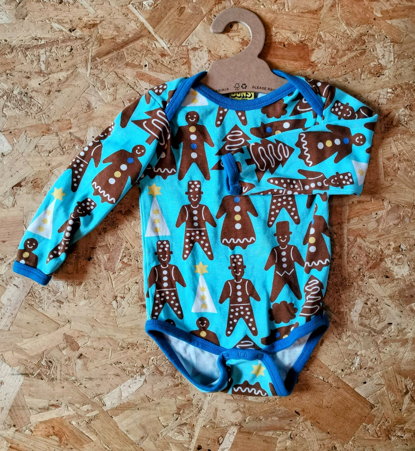 Duns Vest - Gingerbread Turquoise (12-18m)